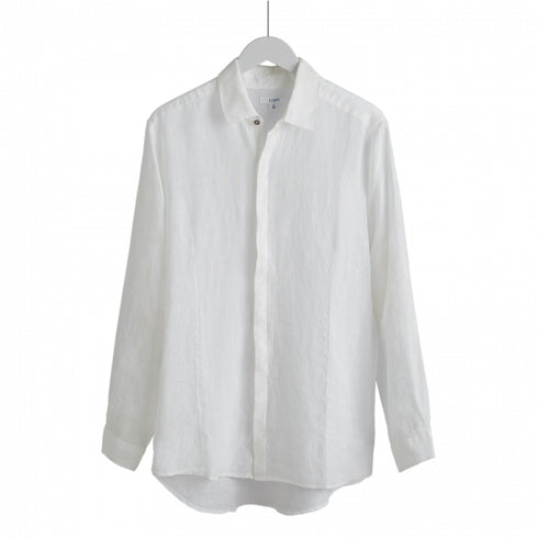 Antigua – Classic linen shirt Oyster White